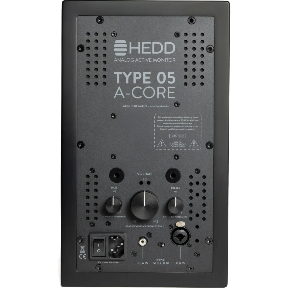 HEDD TYPE 05 A-Core studijski monitor sa 5-inčnim wooferom i AMT tweeterom, analogna obrada zvuka i širok frekvencijski odziv. Prodaja Artist d.o.o. Banja Luka, Sarajevo.