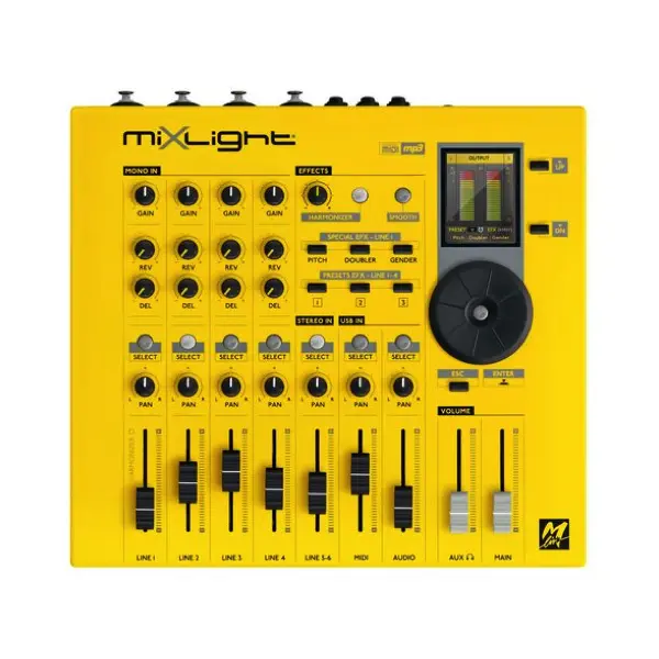 M-Live Mixlight digitalni mikser sa integrisanim MIDI i audio interfejsom. Prodaja Artist d.o.o. Banja Luka, Sarajevo.