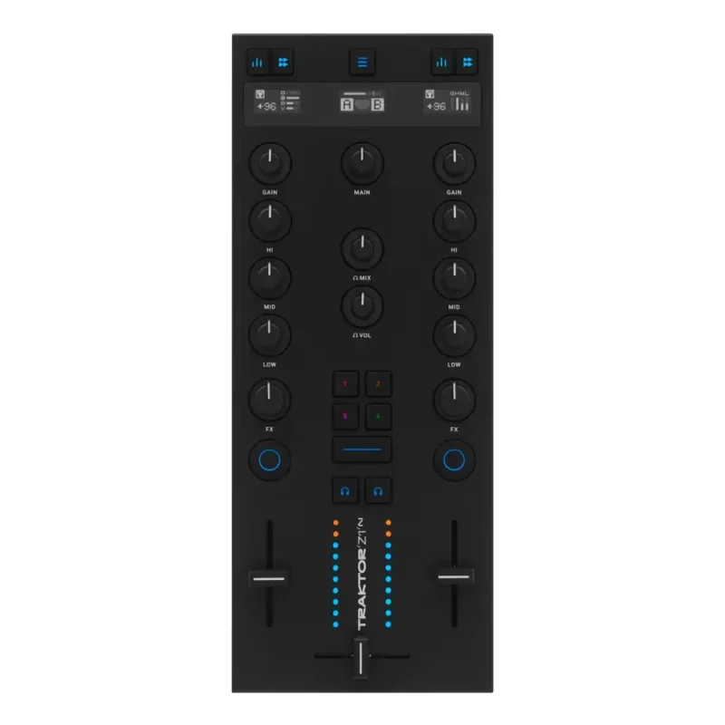 Traktor Z1 MK2 – ultra-kompaktni DJ mikser i kontroler sa ugrađenim audio interfejsom i OLED displejima. Prodaja Artist d.o.o. Banja Luka, Sarajevo, Doboj