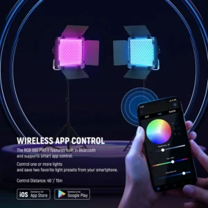 Neewer 660 PRO II RGB LED Panel 2-Light Kit sa stalkovima, difuzorima i torbom za nošenje, idealan za video produkciju i streaming. Prodaja Artist d.o.o. Banja Luka, Sarajevo.
