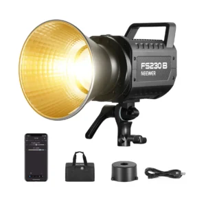 Neewer FS230B 230W Bi-Color LED Monolight sa bežičnom Bluetooth kontrolom, Bowens S mount i 12 scena efekata za profesionalno video i fotografsko osvjetljenje. Prodaja Artist d.o.o. Banja Luka, Sarajevo.