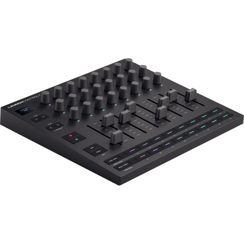 Novation Launch Control XL 3 MIDI kontroler sa 8 fadera, OLED ekranom, 5-pin MIDI I/O i podrškom za DAW/hardver mapiranja. Prodaja Artist d.o.o. Banja Luka, Sarajevo, Doboj