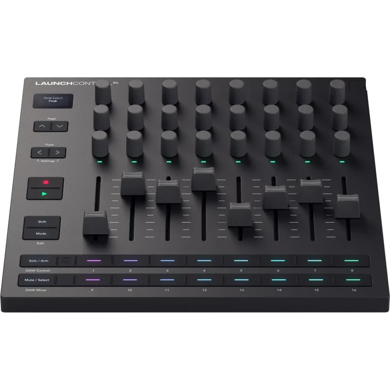 Novation Launch Control XL 3 MIDI kontroler sa 8 fadera, OLED ekranom, 5-pin MIDI I/O i podrškom za DAW/hardver mapiranja. Prodaja Artist d.o.o. Banja Luka, Sarajevo, Doboj