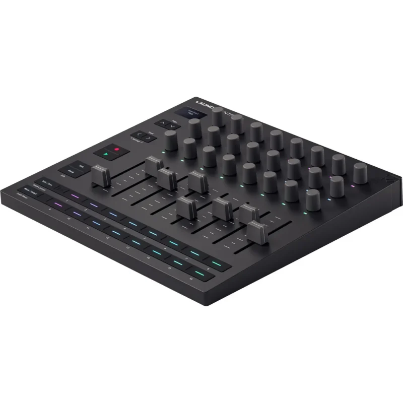 Novation Launch Control XL 3 MIDI kontroler sa 8 fadera, OLED ekranom, 5-pin MIDI I/O i podrškom za DAW/hardver mapiranja. Prodaja Artist d.o.o. Banja Luka, Sarajevo, Doboj