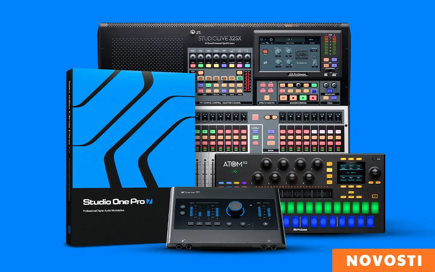 Akcija: Besplatna licenca za Studio One Pro 7 uz odabrane PreSonus proizvode (vremenski ograničeno)