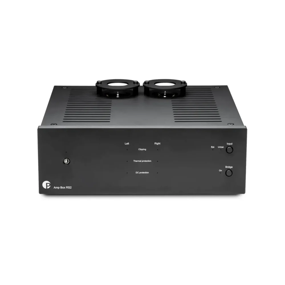 Pro-Ject Amp Box RS2 stereo pojačalo sa AB klasom i cijevnim ulazom – kompaktan dizajn, velika snaga i audiofilska preciznost. Prodaja Artist d.o.o. Banja Luka, Sarajevo.