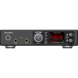 2-ulaza / 4-izlaza AD/DA konverter, 32-bit / 768 kHz, sa IPS ekranom, dvostrukim pojačalom za slušalice, multiformatnim konverterom, DSD kompatibilnošću, fono pretpojačalom, DSP efektima, daljinskim upravljačem i USB 2.0 priključkom