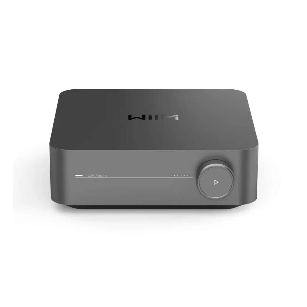 WiiM AMP PRO mrežni stereo pojačivač u sivoj boji sa naprednim funkcijama i Hi-Res DAC-om – Prodaja Artist d.o.o. Banja Luka, Sarajevo