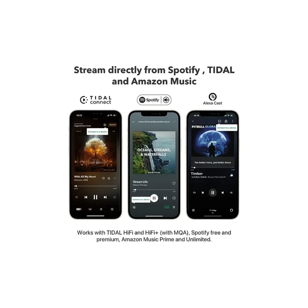 WiiM Mini mrežni Hi-Res muzički plejer, crne boje, kompaktan bežični strimer za muziku, optički i 3.5mm izlaz, podržava AirPlay 2 i Alexa - Prodaja Artist d.o.o. Banja Luka, Sarajevo