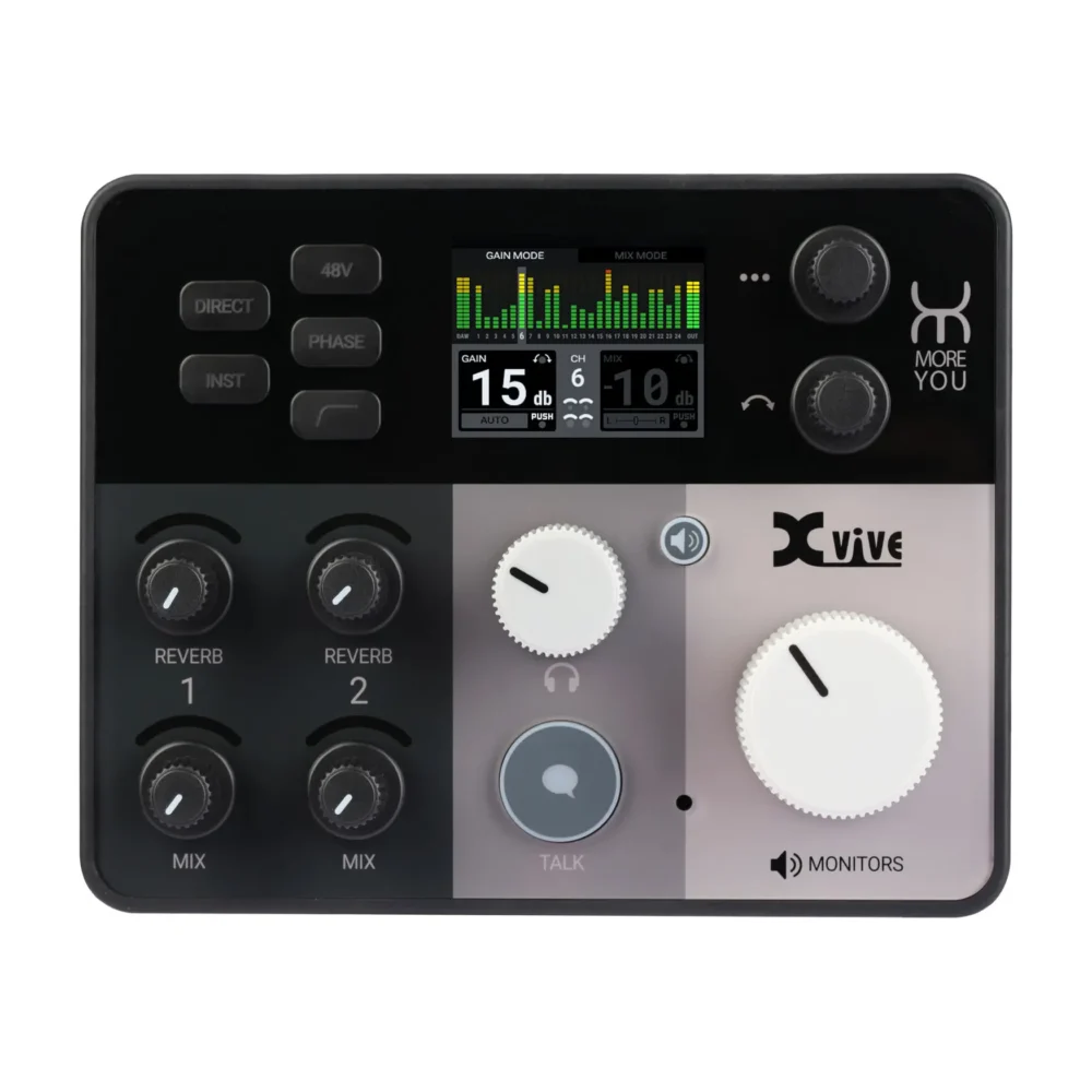 Xvive Audio MORE YOU HUB proširivi USB audio interfejs sa XLR ulazima, ADAT i talkback funkcijom za studijska snimanja i probe - Prodaja Artist d.o.o. Banja Luka, Sarajevo