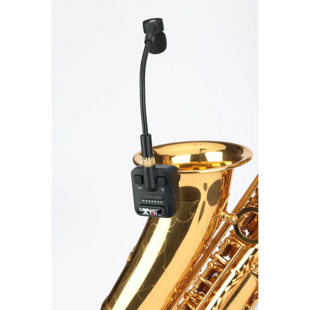 Xvive Audio U7 bežični mikrofon za saksofon, trubu i trombon sa torbicom i XLR prijemnikom – Artist d.o.o. Banja Luka, Sarajevo