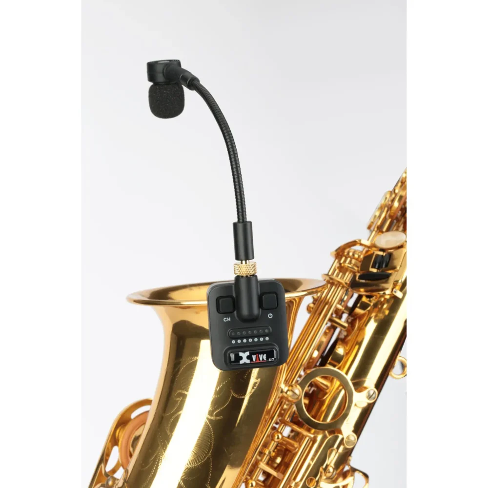 Xvive Audio U7 bežični mikrofon za saksofon, trubu i trombon sa torbicom i XLR prijemnikom – Artist d.o.o. Banja Luka, Sarajevo