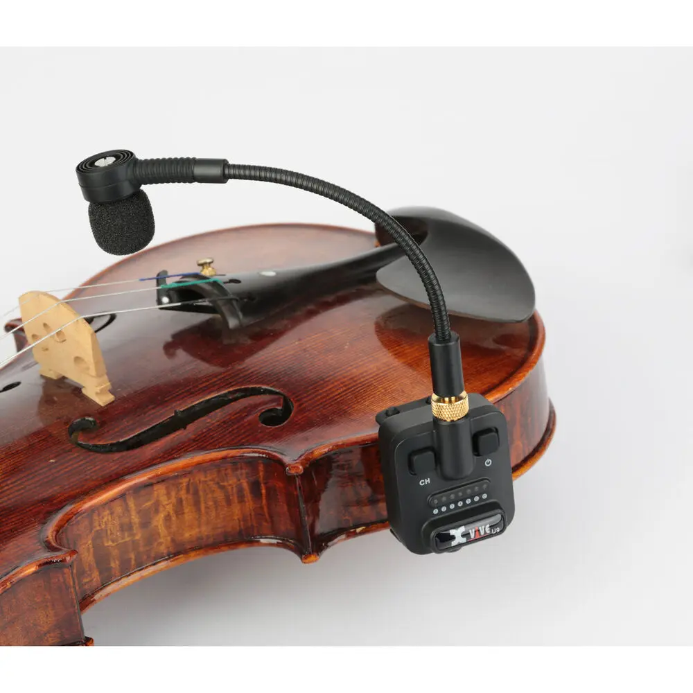 Xvive Audio U9 bežični mikrofon za violinu torbicom i XLR prijemnikom – Artist d.o.o. Banja Luka, Sarajevo
