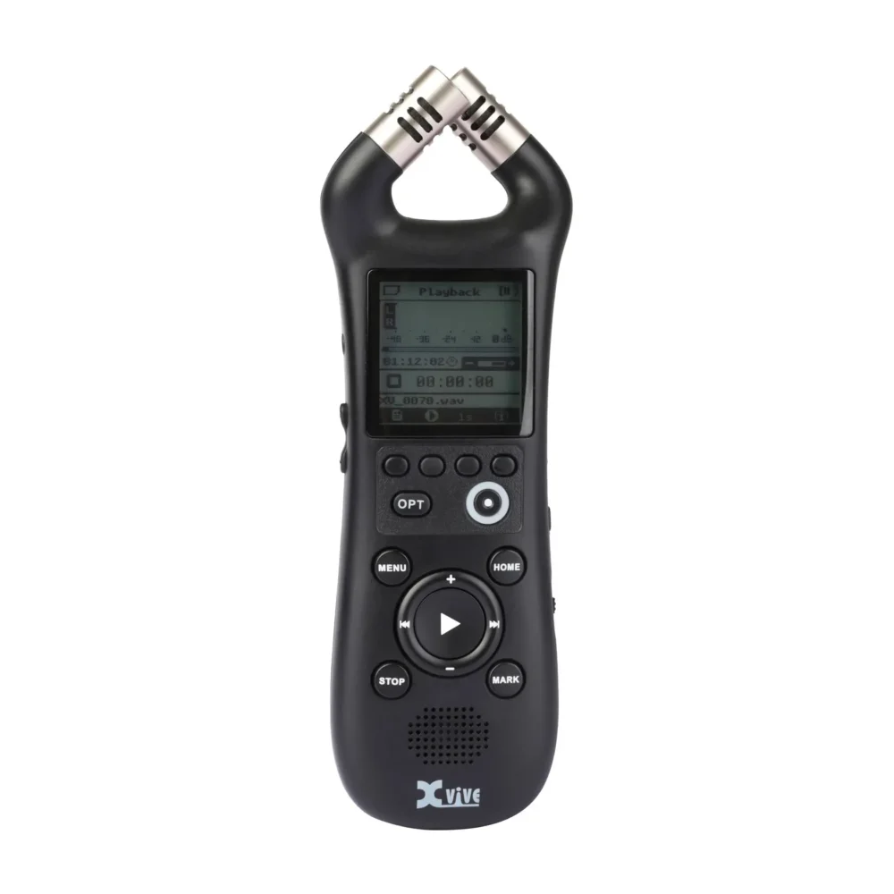 Xvive Audio XV1-R prenosni stereo audio snimač sa ugrađenim X/Y mikrofonima i 32-bit float snimanjem - Prodaja Artist d.o.o. Banja Luka, Sarajevo