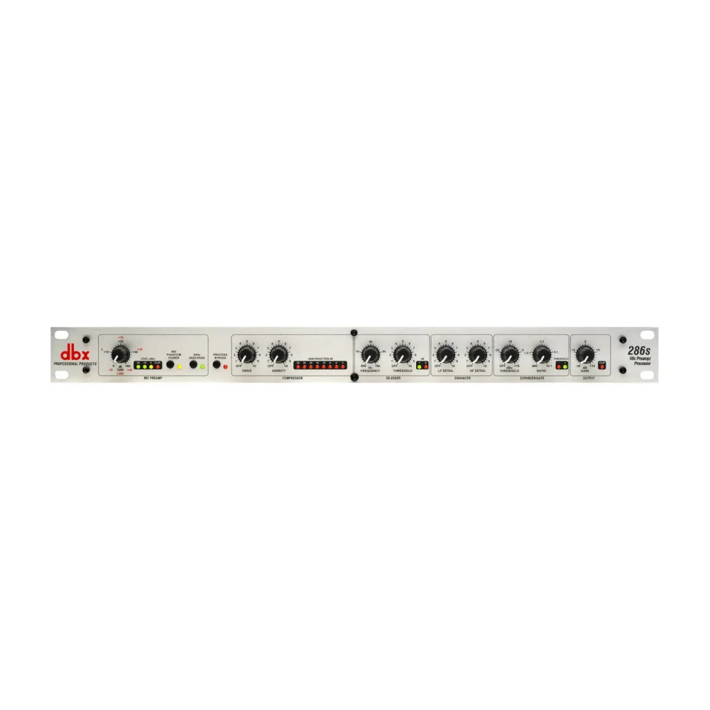 dbx 286s mikrofon preamp i kanal strip sa kompresorom, de-esserom i enhancerom za studio i live primjenu - Prodaja Artist d.o.o. Banja Luka, Sarajevo