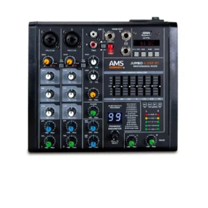 AMS JUMBO 4 DSP BT kompaktni audio mikser sa USB, Bluetooth, DSP efektima i USB zvučnom karticom. Prodaja Artist d.o.o. Banja Luka, Sarajevo
