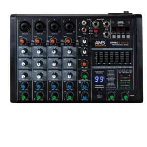 AMS JUMBO 6 DSP BT kompaktni audio mikser sa USB, Bluetooth, DSP efektima i USB zvučnom karticom. Prodaja Artist d.o.o. Banja Luka, Sarajevo