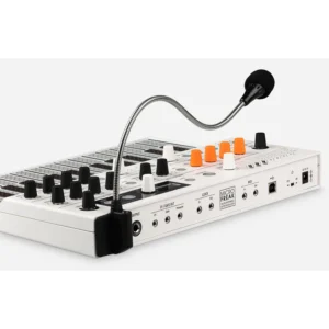 Arturia MicroFreak Vocoder hibridni sintetizator sa 16-band vokoderom i gooseneck mikrofonom, bijele boje. Prodaja Artist d.o.o. Banja Luka, Sarajevo.