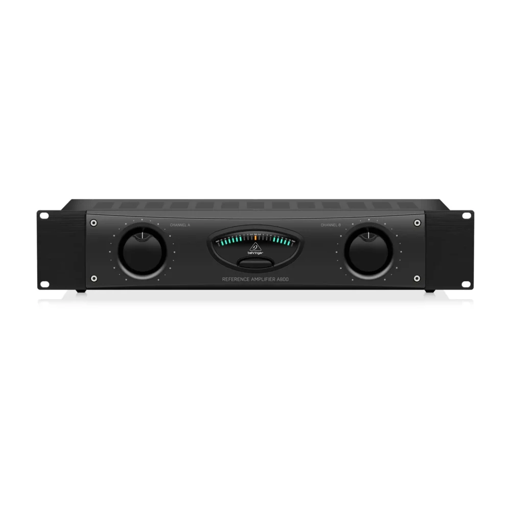 Behringer A800 klasa D stereo pojačalo 800 Watt snage sa speakON izlazima i XLR/TRS ulazima – Prodaja Artist d.o.o. Banja Luka, Sarajevo