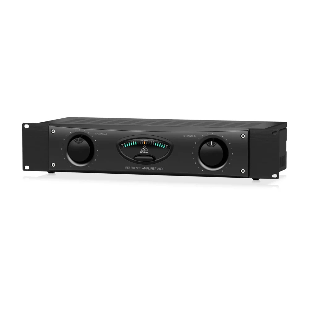 Behringer A800 klasa D stereo pojačalo 800 Watt snage sa speakON izlazima i XLR/TRS ulazima – Prodaja Artist d.o.o. Banja Luka, Sarajevo