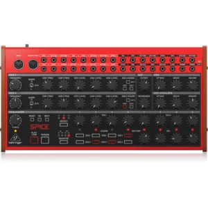 Behringer Spice analogni semi-modularni poliritamski sintisajzer sa 16x16 patch matricom i dual VCO modulacijom. Prodaja Artist d.o.o. Banja Luka, Sarajevo