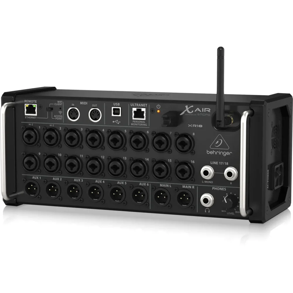 Behringer X AIR XR18 digitalni mikser s Wi-Fi i USB interfejsom – Prodaja Artist d.o.o. Banja Luka, Sarajevo