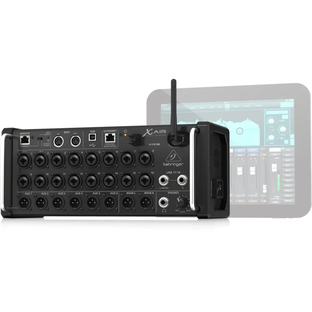 Behringer X AIR XR18 digitalni mikser s Wi-Fi i USB interfejsom – Prodaja Artist d.o.o. Banja Luka, Sarajevo