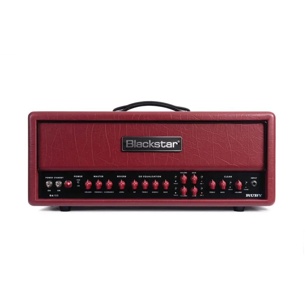 Blackstar DA100 Ruby Doug Aldrich signature 100W lampno pojačalo sa vintage Plexi-style overdrive tonom i Ruby završnom obradom – Prodaja Artist d.o.o. Banja Luka, Sarajevo