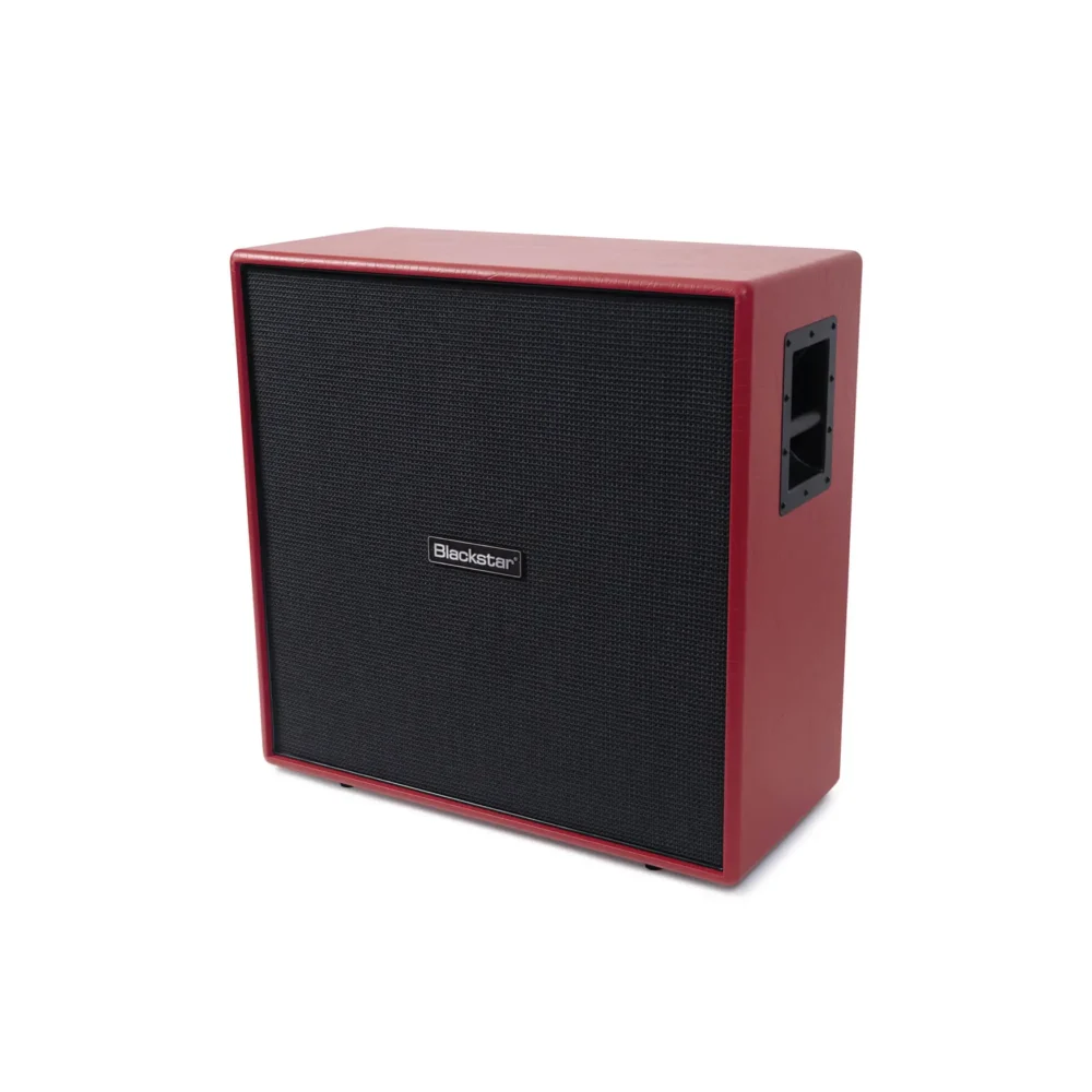 Blackstar DA412B Doug Aldrich 4x12 kabinet sa Celestion V30 zvučnicima i ‘Ruby’ crvenim dizajnom. Prodaja Artist d.o.o. Banja Luka, Sarajevo