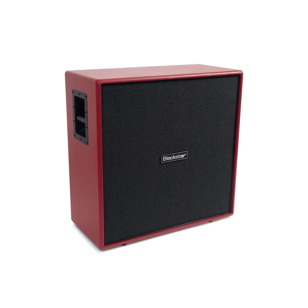 Blackstar DA412B Doug Aldrich 4x12 kabinet sa Celestion V30 zvučnicima i ‘Ruby’ crvenim dizajnom. Prodaja Artist d.o.o. Banja Luka, Sarajevo