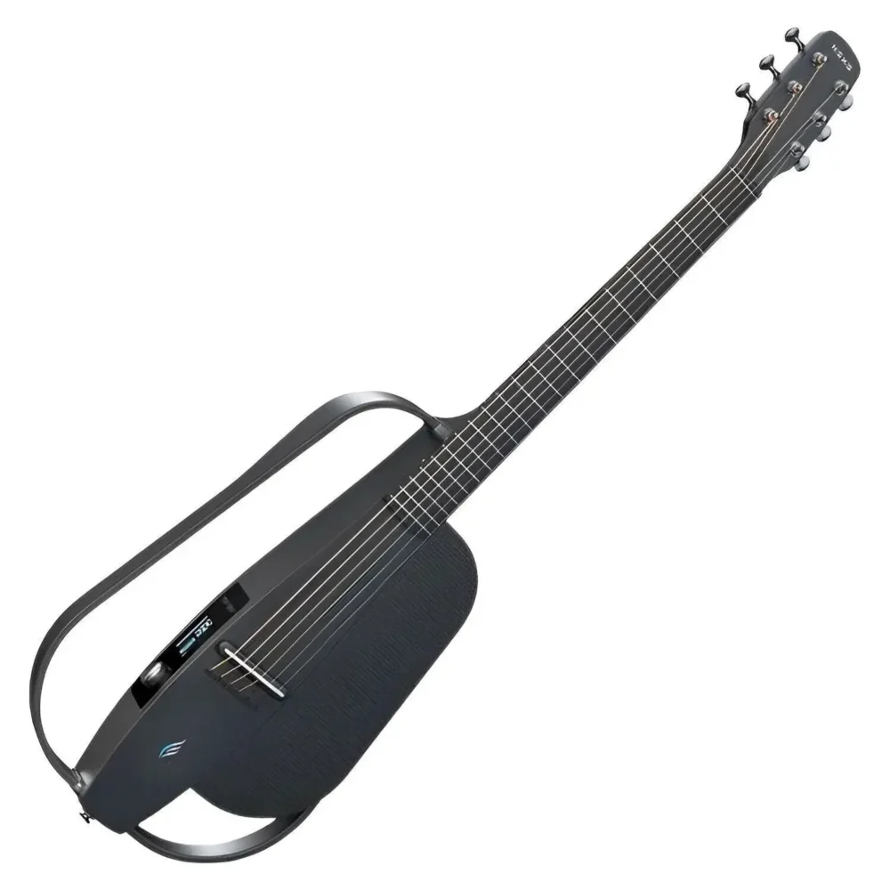 Enya NEXG 2 Deluxe pametna gitara crne boje sa ugrađenim 80W zvučnikom, efektima, looperom i mikrofonom – kompletan muzički sistem u jednom. Prodaja Artist d.o.o. Banja Luka, Sarajevo