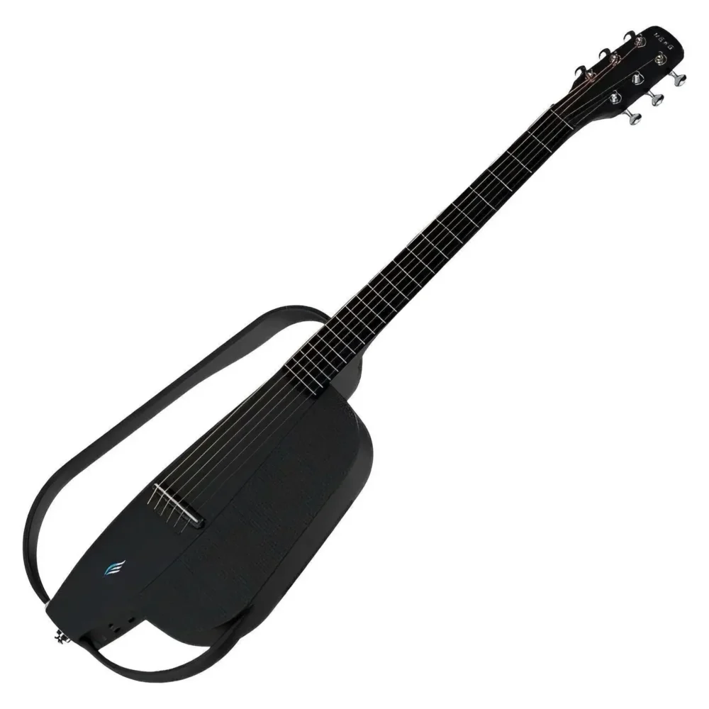 Enya NEXG 2 Deluxe pametna gitara crne boje sa ugrađenim 80W zvučnikom, efektima, looperom i mikrofonom – kompletan muzički sistem u jednom. Prodaja Artist d.o.o. Banja Luka, Sarajevo