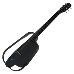 Enya NEXG 2 Deluxe pametna gitara crne boje sa ugrađenim 80W zvučnikom, efektima, looperom i mikrofonom – kompletan muzički sistem u jednom. Prodaja Artist d.o.o. Banja Luka, Sarajevo