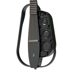 Enya NEXG 2 Deluxe pametna gitara crne boje sa ugrađenim 80W zvučnikom, efektima, looperom i mikrofonom – kompletan muzički sistem u jednom. Prodaja Artist d.o.o. Banja Luka, Sarajevo