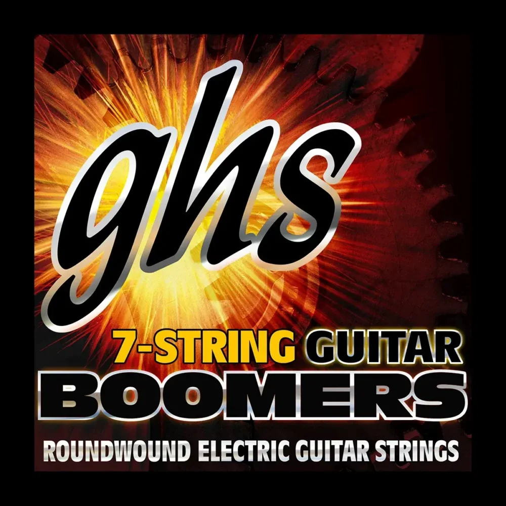 GHS Boomers GB7CL set žica za 7-žičanu električnu gitaru, Custom Light debljine, idealan set za low drop štim B žice. Prodaja Artist d.o.o. Banja Luka, Sarajevo