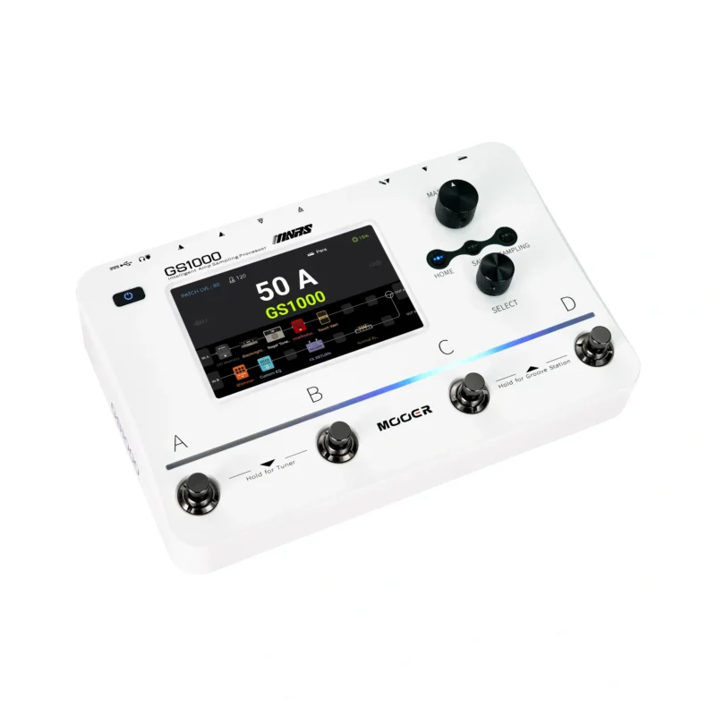 Mooer GS1000 Multi FX Guitar Pedal sa MNRS 2.0 profilingom, touchscreen kontrolom i naprednom povezivošću. Prodaja Artist d.o.o. Banja Luka, Sarajevo.