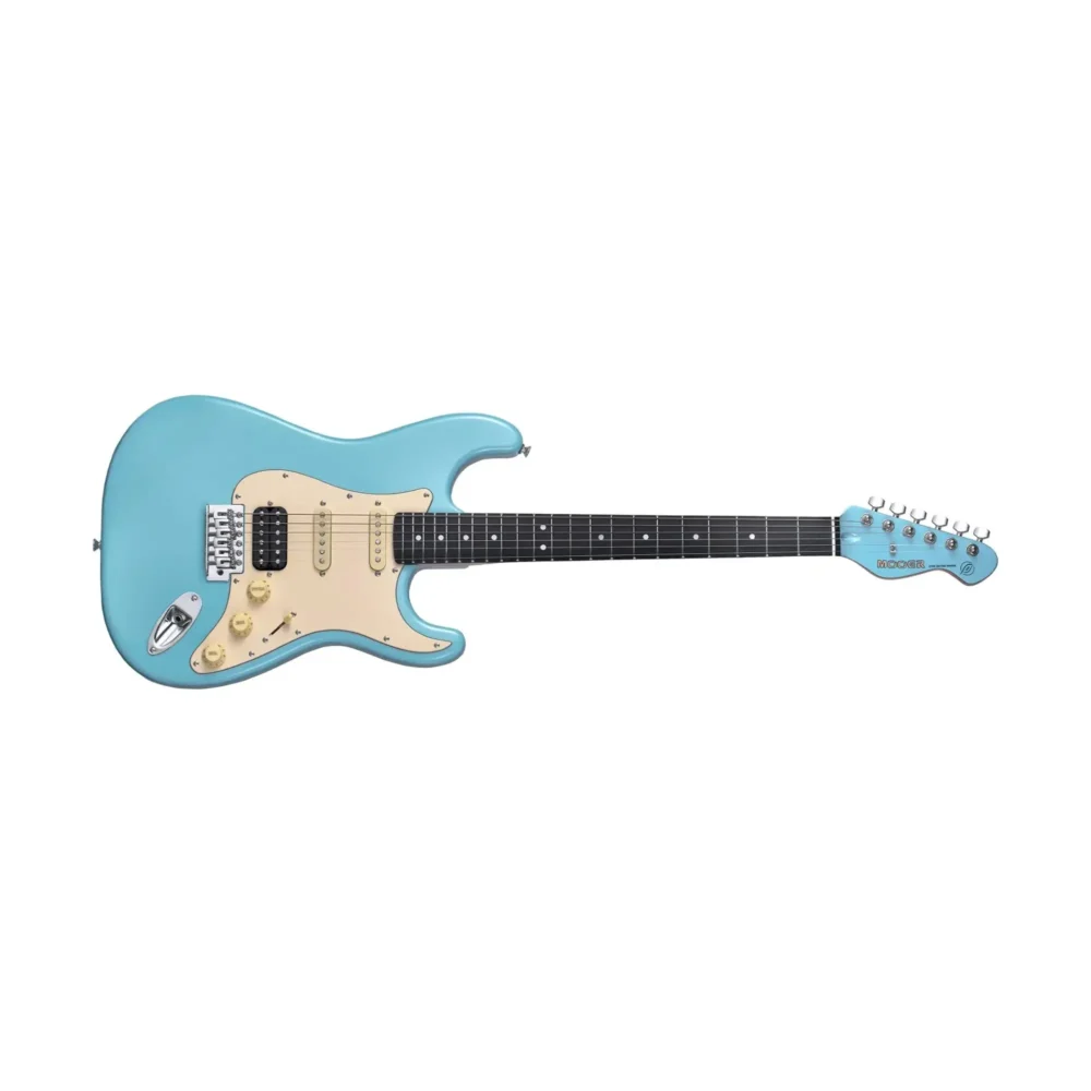 Mooer MSC10 Pro električna gitara Daphne Blue boja, klasičan HSS Strat oblik sa gig torbom. Prodaja Artist d.o.o. Banja Luka, Sarajevo.