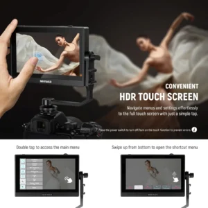 NEEWER F500 5.5" Full HD monitor sa sunshade, HDMI kablovima i baterijom, prenosni ekran za kamere - Prodaja Artist d.o.o. Banja Luka, Sarajevo