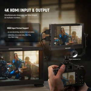 NEEWER F500 5.5" Full HD monitor sa sunshade, HDMI kablovima i baterijom, prenosni ekran za kamere - Prodaja Artist d.o.o. Banja Luka, Sarajevo