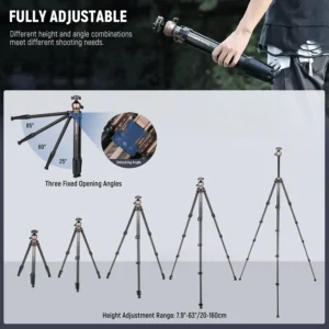 Neewer TP30 karbonski tripod s kuglastom glavom za DSLR i mobilne uređaje – Prodaja Artist d.o.o. Banja Luka, Sarajevo