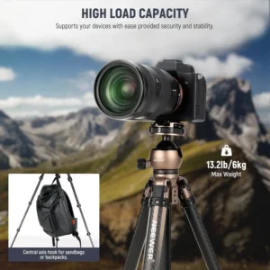 Neewer TP30 karbonski tripod s kuglastom glavom za DSLR i mobilne uređaje – Prodaja Artist d.o.o. Banja Luka, Sarajevo