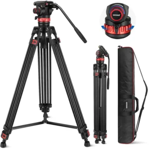 Neewer TP75 profesionalni aluminijski video tripod s fluidnom glavom i QR sistemom – Prodaja Artist d.o.o. Banja Luka, Sarajevo