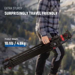Neewer TP75 profesionalni aluminijski video tripod s fluidnom glavom i QR sistemom – Prodaja Artist d.o.o. Banja Luka, Sarajevo