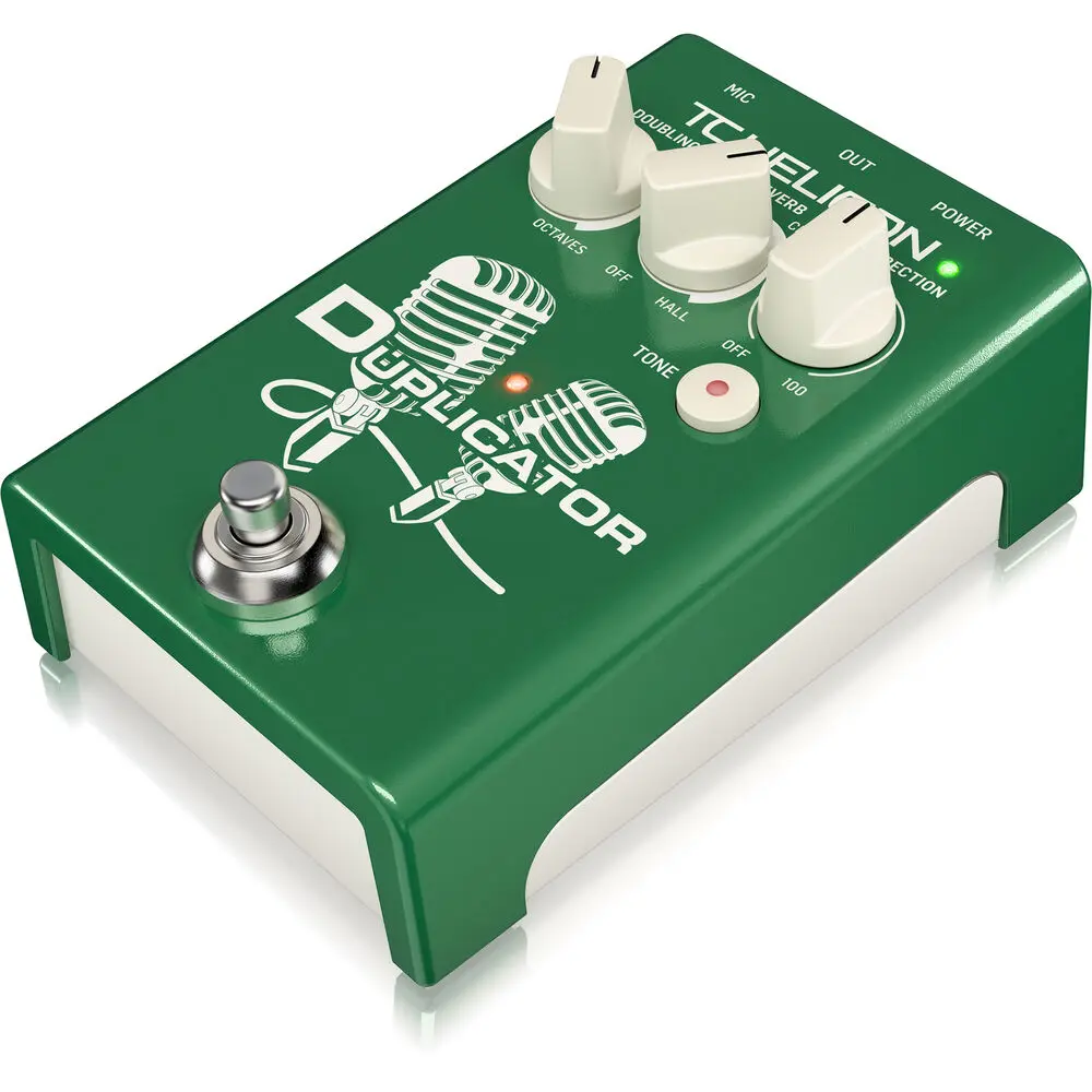 TC-Helicon Duplicator vokalni efekt pedal sa funkcijama dupliranja, reverba i korekcije tona za profesionalne nastupe – Prodaja Artist d.o.o. Banja Luka, Sarajevo