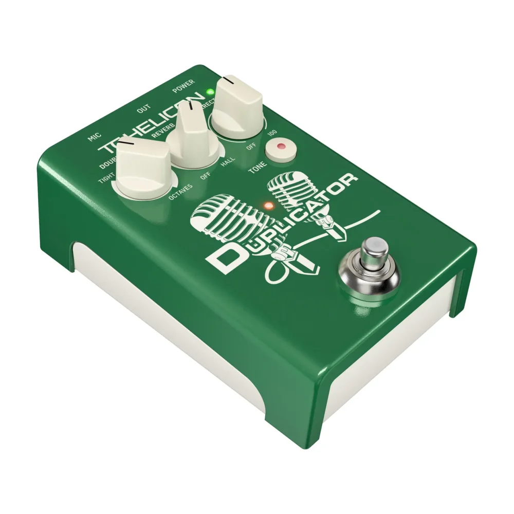 TC-Helicon Duplicator vokalni efekt pedal sa funkcijama dupliranja, reverba i korekcije tona za profesionalne nastupe – Prodaja Artist d.o.o. Banja Luka, Sarajevo