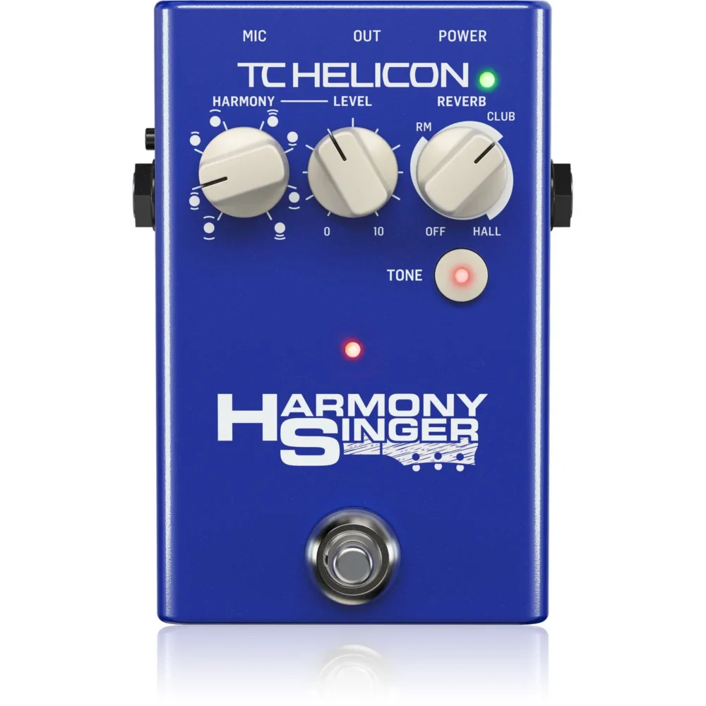 TC-Helicon Harmony Singer 2 vokalni efekt pedal plave boje sa reverbom i harmonijama – Prodaja Artist d.o.o. Banja Luka, Sarajevo