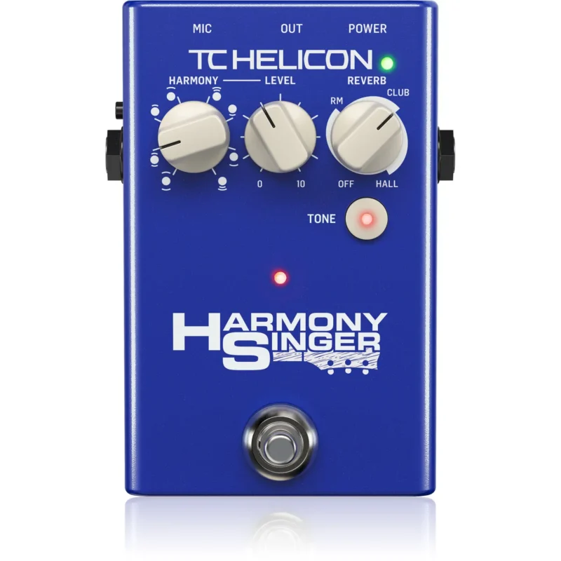 TC-Helicon Harmony Singer 2 vokalni efekt pedal plave boje sa reverbom i harmonijama – Prodaja Artist d.o.o. Banja Luka, Sarajevo