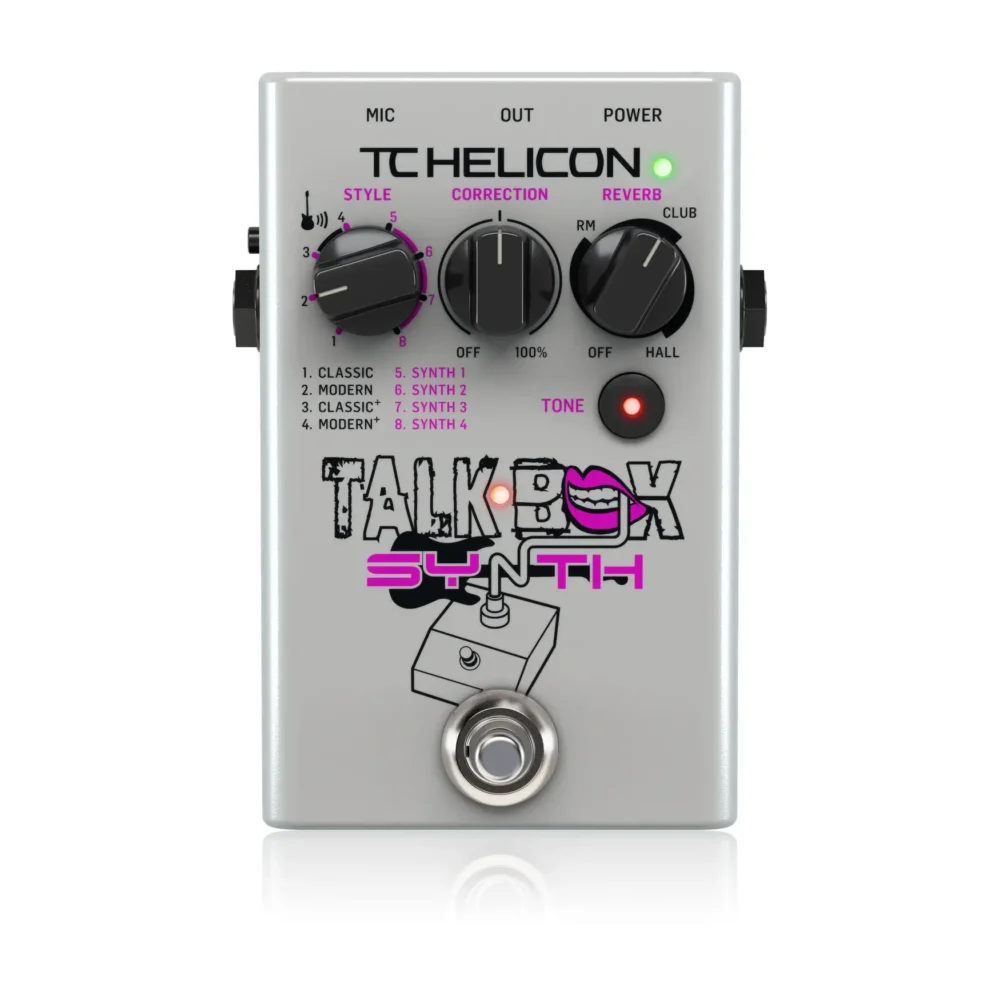 TC-Helicon Talkbox Synth pedala sa vocoder i talkbox efektima, kompaktna metalna pedala – Prodaja Artist d.o.o. Banja Luka, Sarajevo