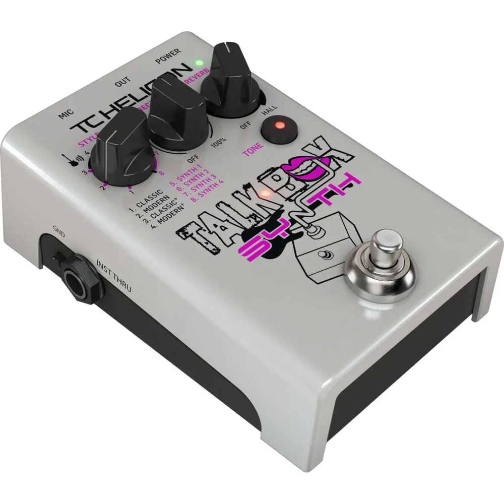 TC-Helicon Talkbox Synth pedala sa vocoder i talkbox efektima, kompaktna metalna pedala – Prodaja Artist d.o.o. Banja Luka, Sarajevo