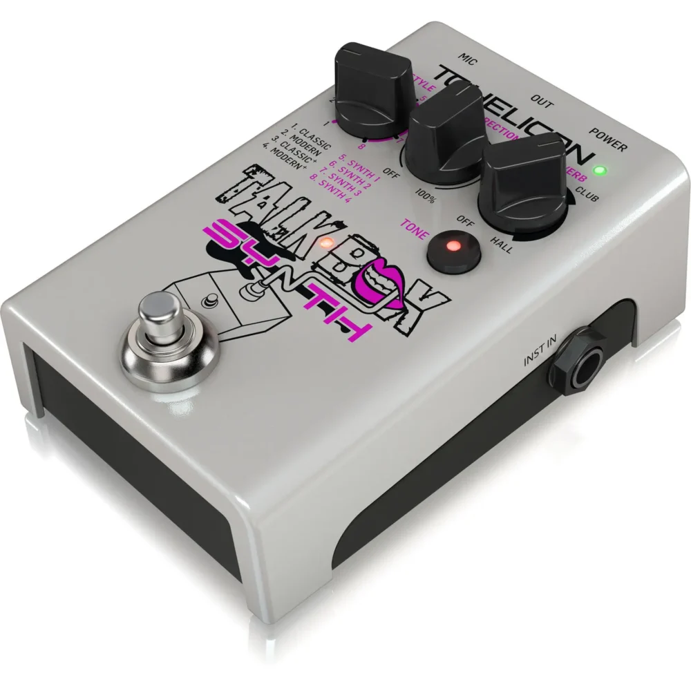 TC-Helicon Talkbox Synth pedala sa vocoder i talkbox efektima, kompaktna metalna pedala – Prodaja Artist d.o.o. Banja Luka, Sarajevo